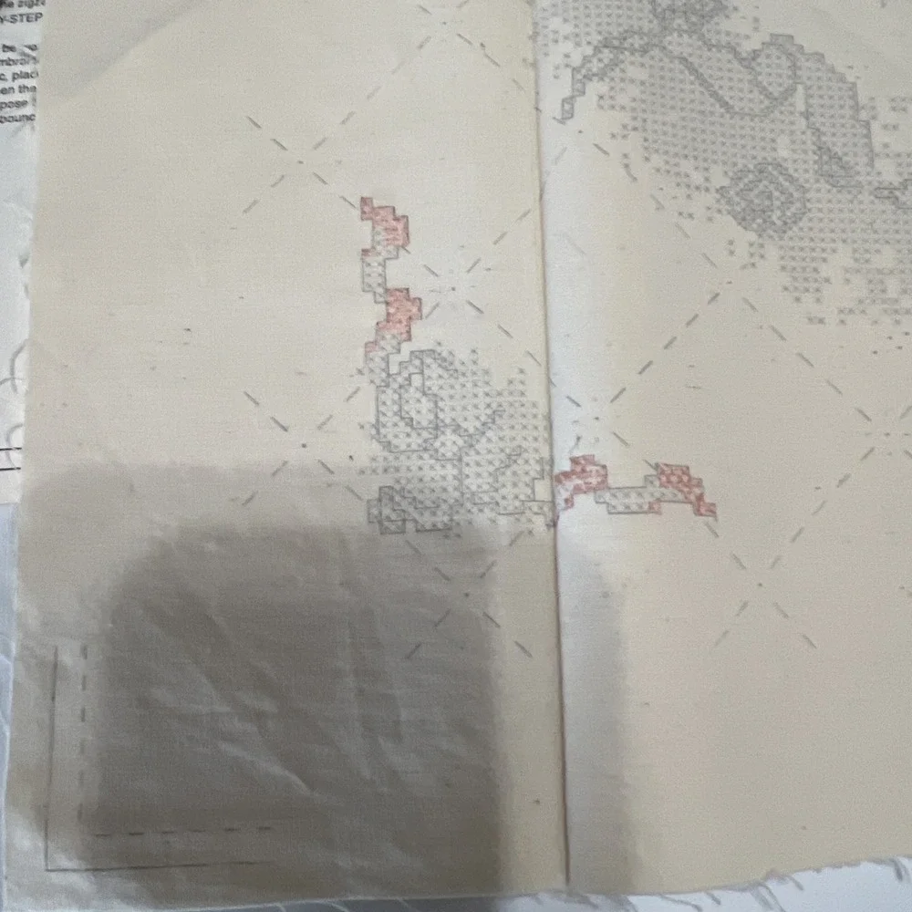 Dimensions Grandchildren Are Like Flowers Stamped Cross Stitch 3117 Vintage 1991